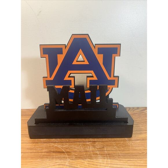 Shelia's Other - AUBURN UNIVERSITY TIGERS LICENSED SHELIA'S NCAA FOOTBALL Letter/ Mail Holder